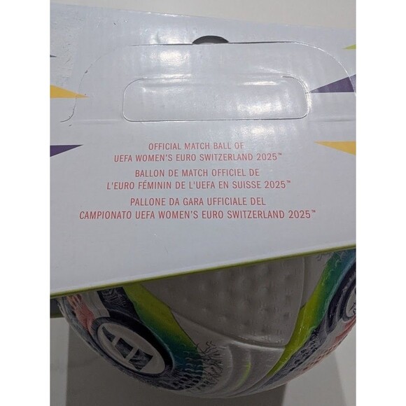 Adidas Women’s Euro 25 Pro Match Soccer Ball Size 5 JH1261 New Authentic - Picture 2 of 6